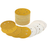 Perforated flocking disc yellow sandpaper