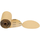 Adhesive disc yellow sandpaper