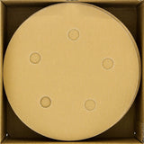 Perforated flocking disc yellow sandpaper