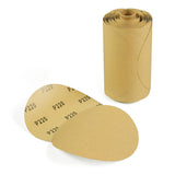 Adhesive disc yellow sandpaper